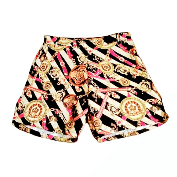Baroque Printed Blazer Shorts - Picture 1 of 1
